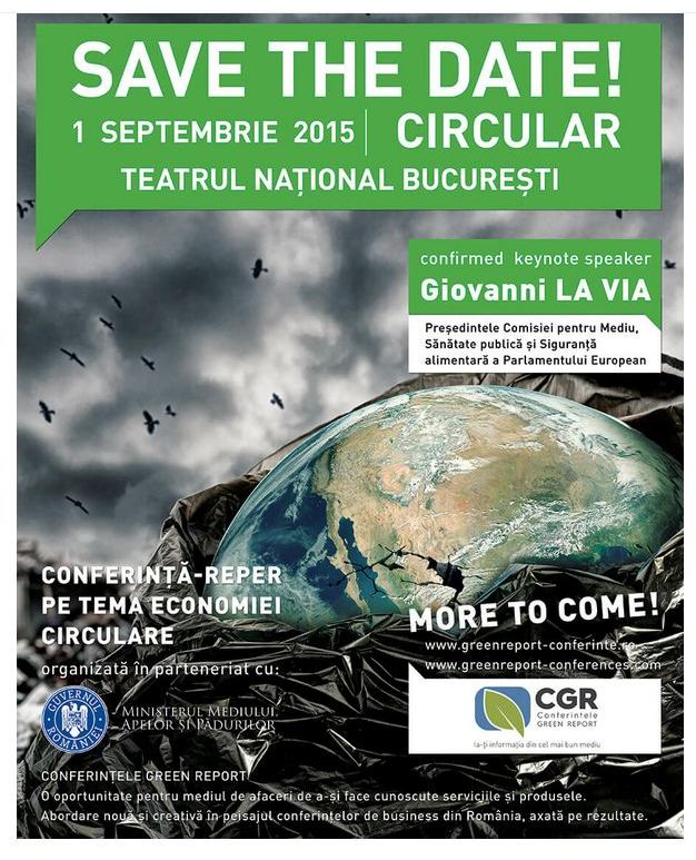 Conferinta „CIRCULAR” – tema economiei circulare dezbatuta la Bucuresti de catre responsabilii pe mediu din Europa si din Romania