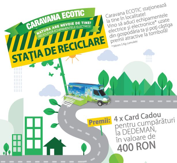 Statia de Reciclare, campania ECOTIC dedicata mediului rural, ia startul si in judetul Brasov!