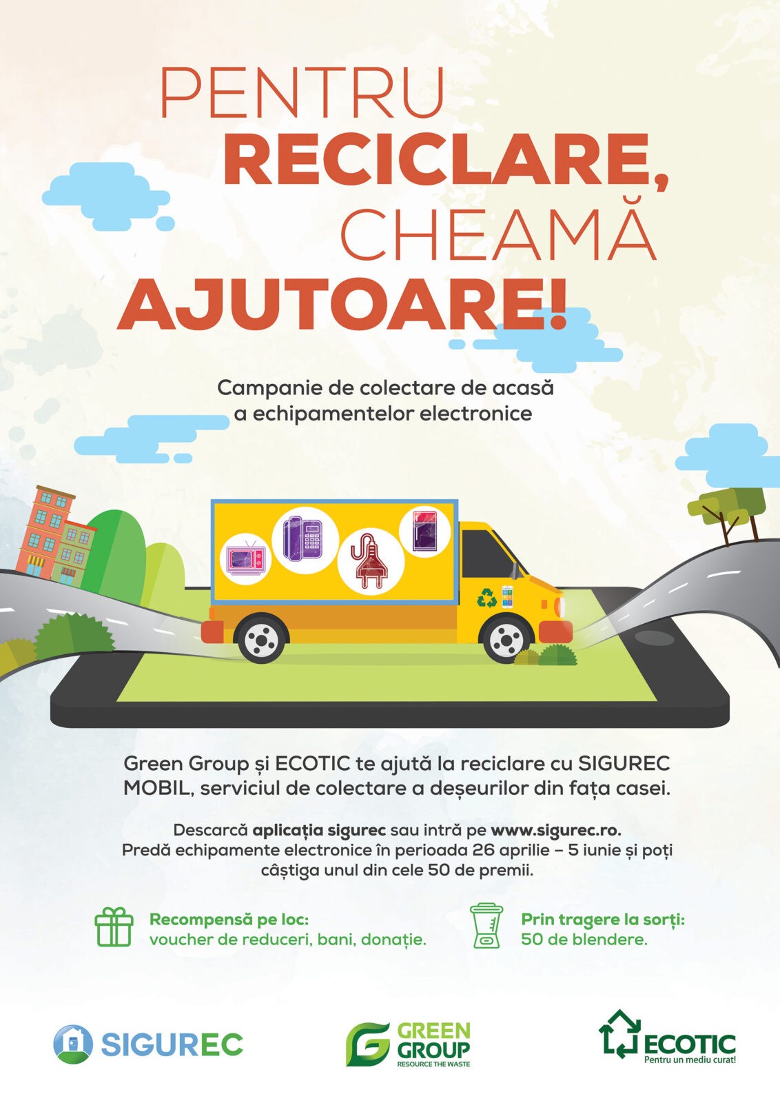 Campanie ECOTIC si Green Group: “Pentru reciclare, cheama ajutoare!”