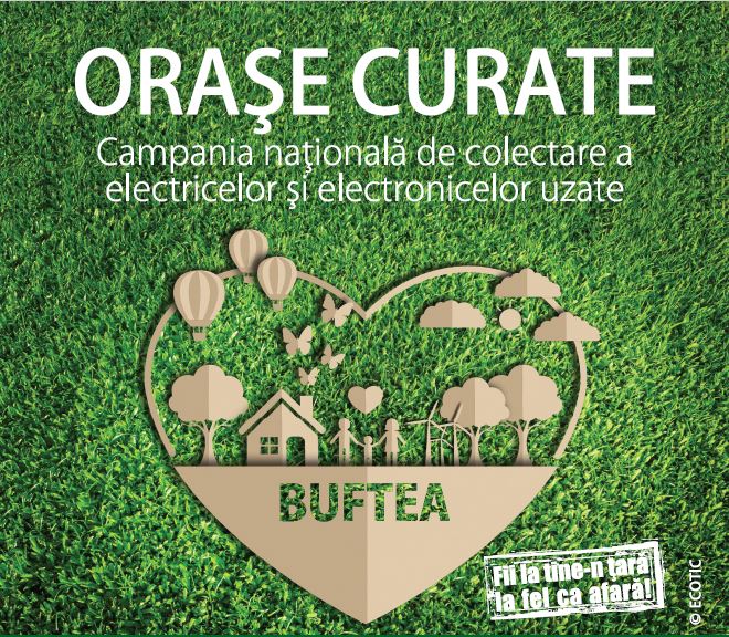 The "Clean Cities" campaign stops in Buftea
