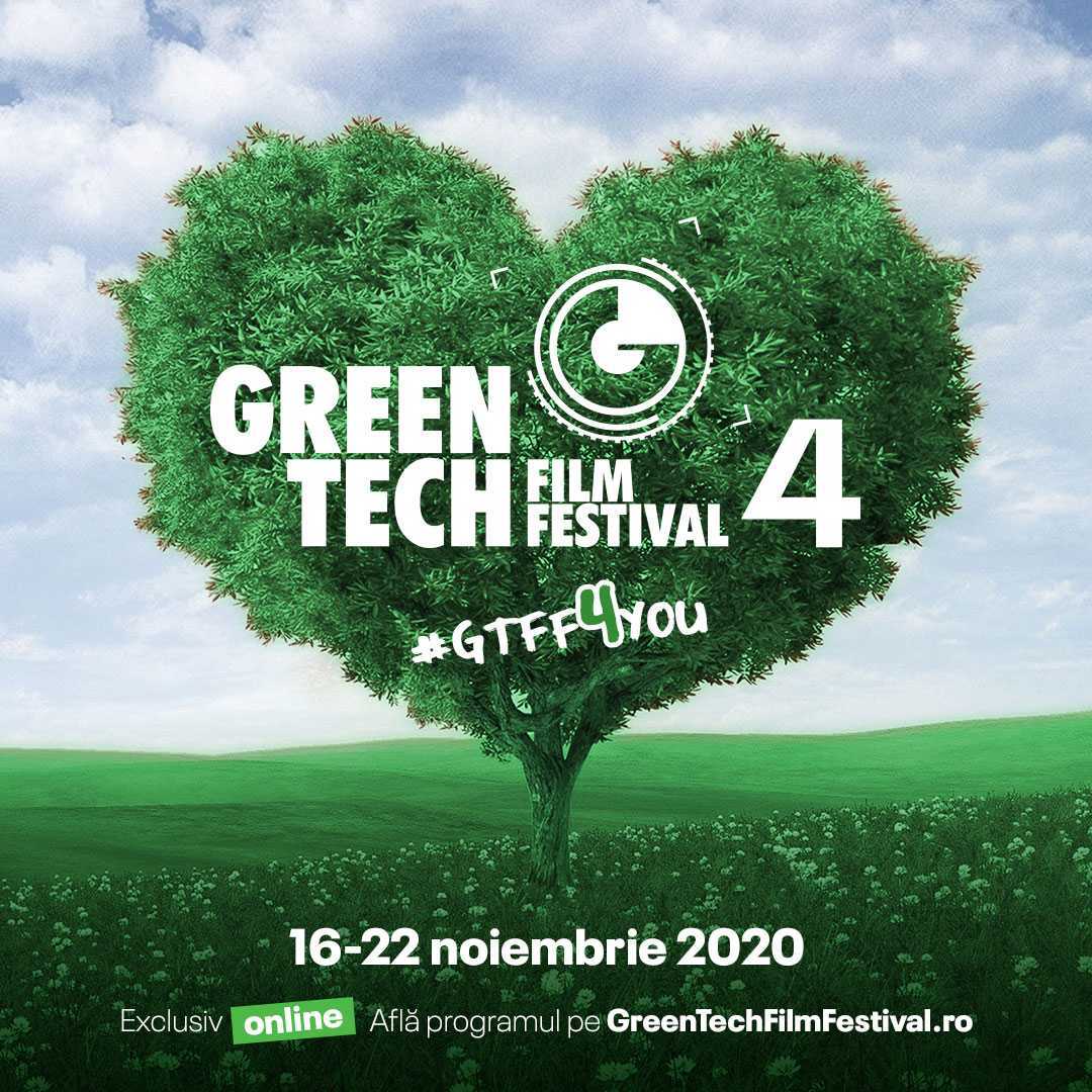 GreenTech Film Festival 4: acces la evenimente şi proiecţii de film exclusiv online timp de şapte zile