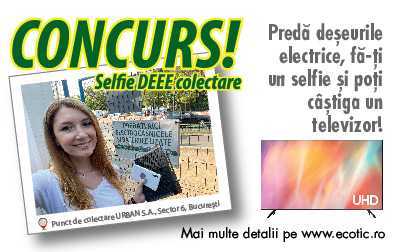 Un selfie cu deșeuri electrice îți poate aduce un smart TV