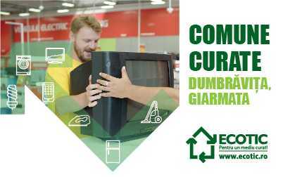 COMUNE CURATE: DUMBRĂVIȚA, GIARMATA –14-16 APRILIE
