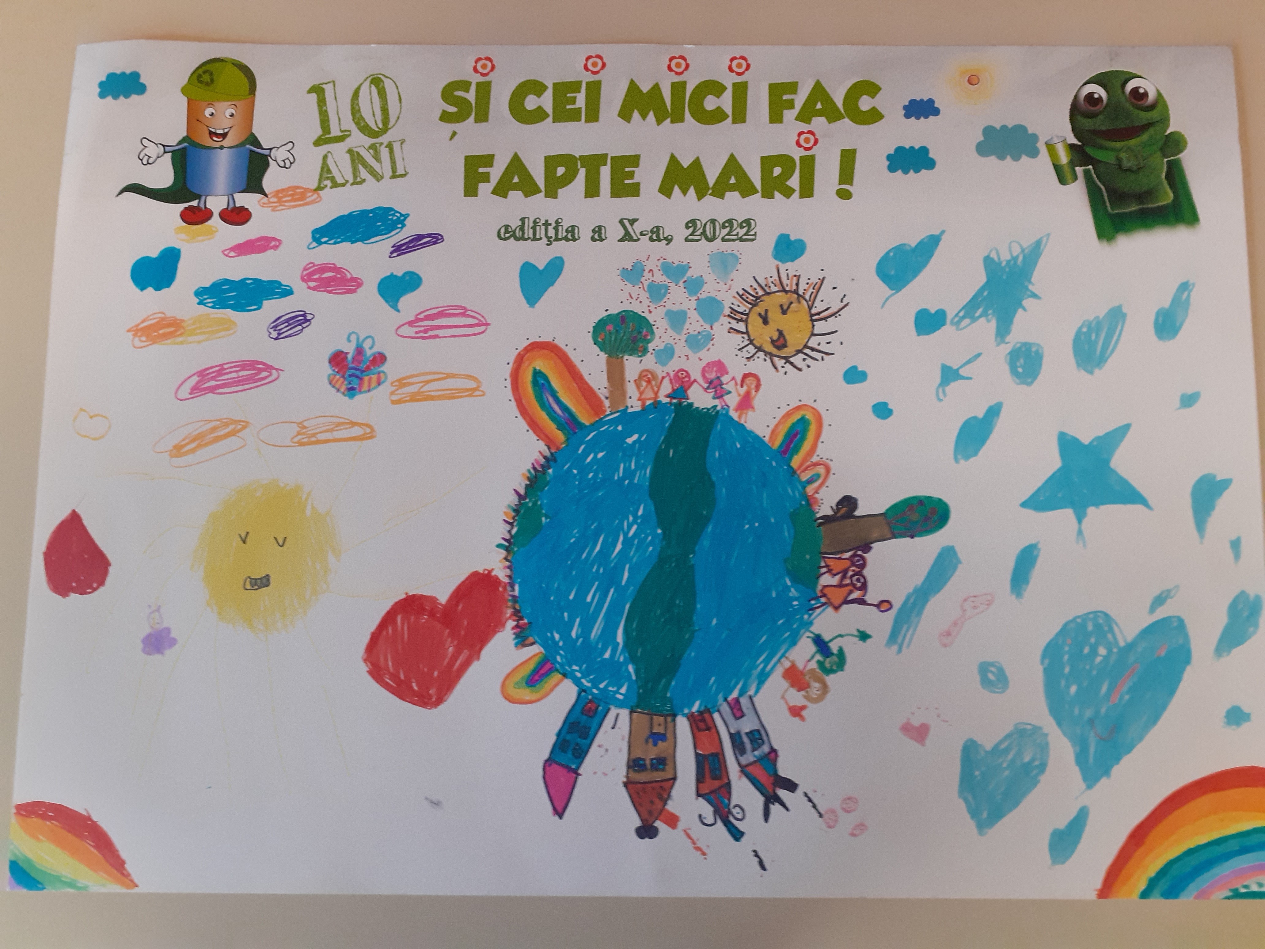 Unchanged promotion theme Ediție aniversară „Și cei mici fac fapte mari”: 365 de grădinițe  participante - ECOTIC