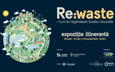 Ambasada Suediei la București, Guerrilla Verde și ECOTIC prezintă în România expoziția itinerantă Re:waste