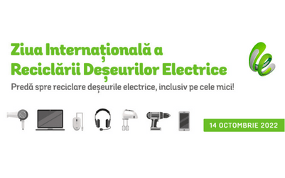 Participă și tu la Ziua Internațională a Reciclării Deșeurilor Electrice 2022!