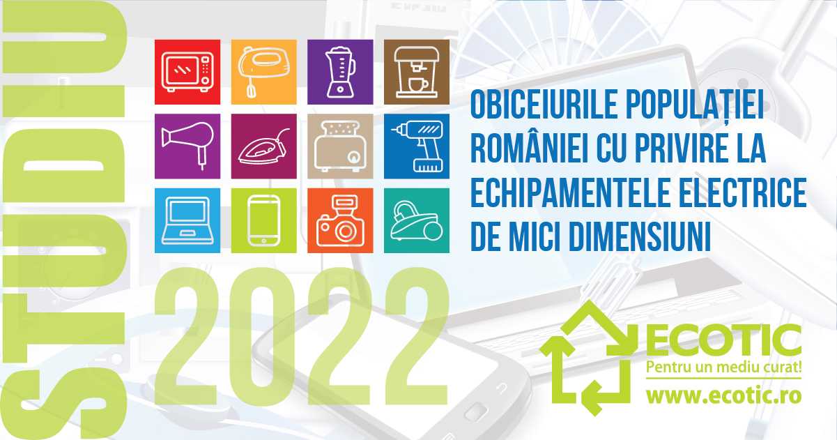 Only 8,4 of households properly dispose of used small electrical