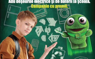 „Reciclează azi, pentru sănătatea ta de mâine !” – campanie în școlile din județul Bistrița Năsăud