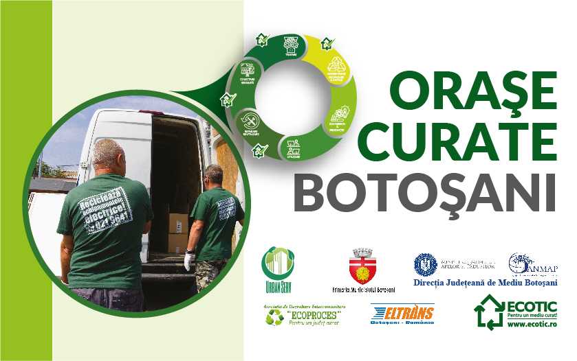 ORAȘE CURATE BOTOȘANI, 23 martie – 7 aprilie 2026